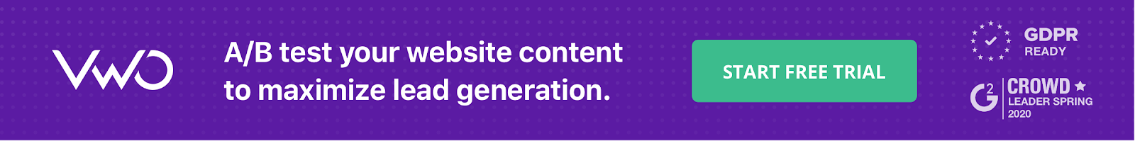 Blog Banner A/B testing