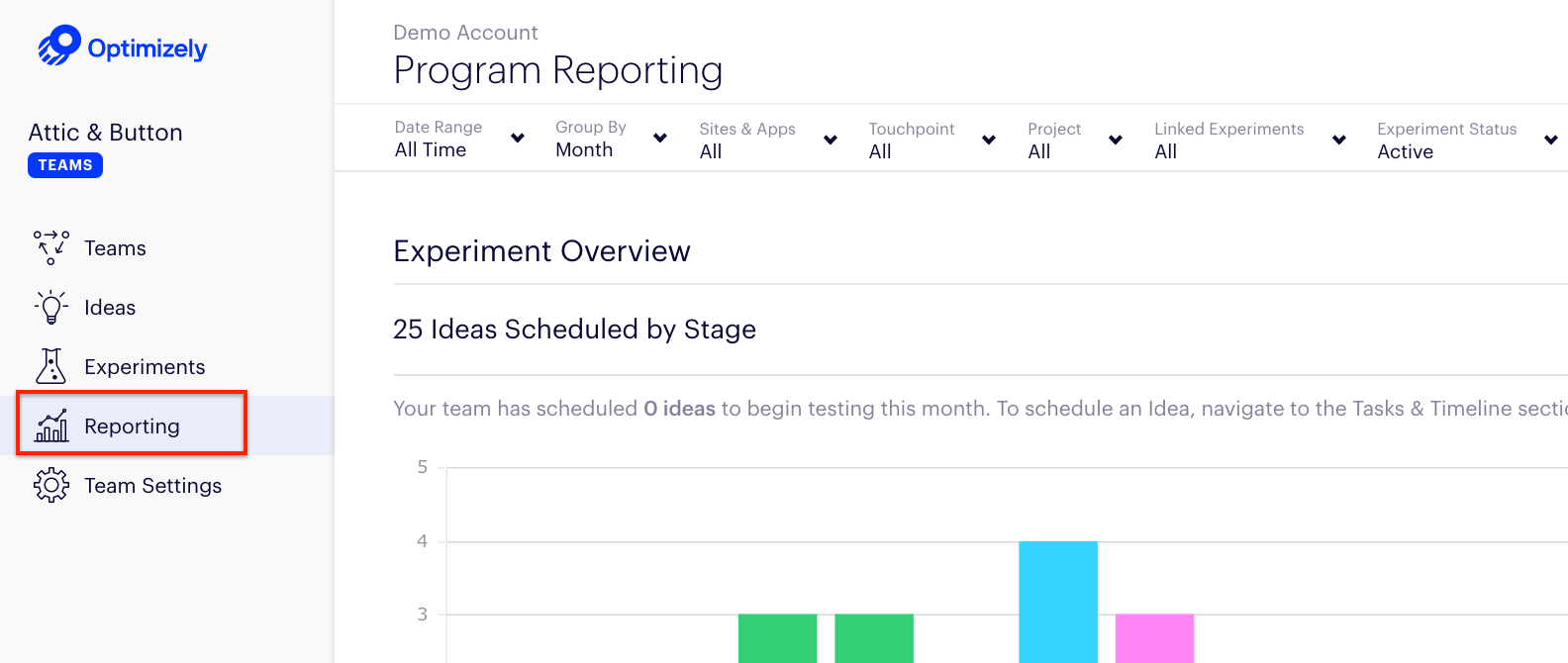Optimizely Reporting 